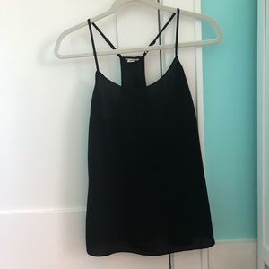 Black tank top